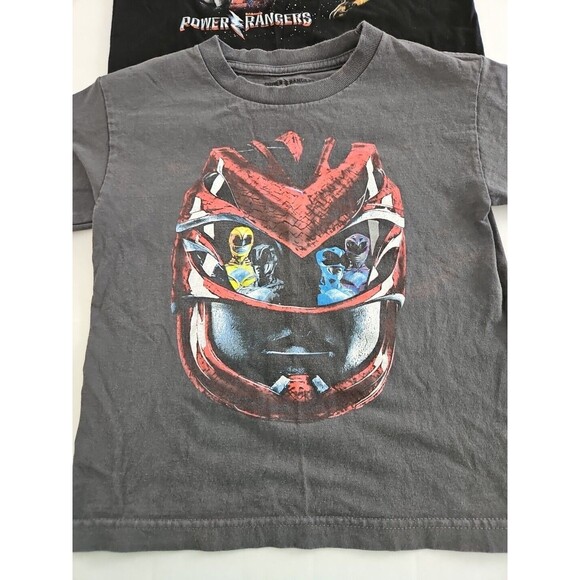 Lot Of 2 Power Rangers Shirts Size 7 Boys Saban - Picture 2 of 8